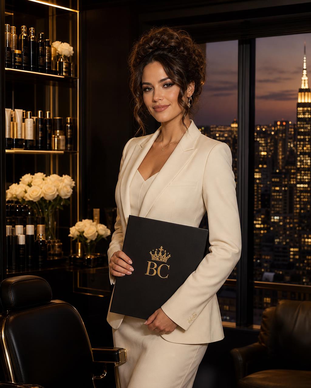 Выпускница Beauty Consulting US Academy с сертификатом
